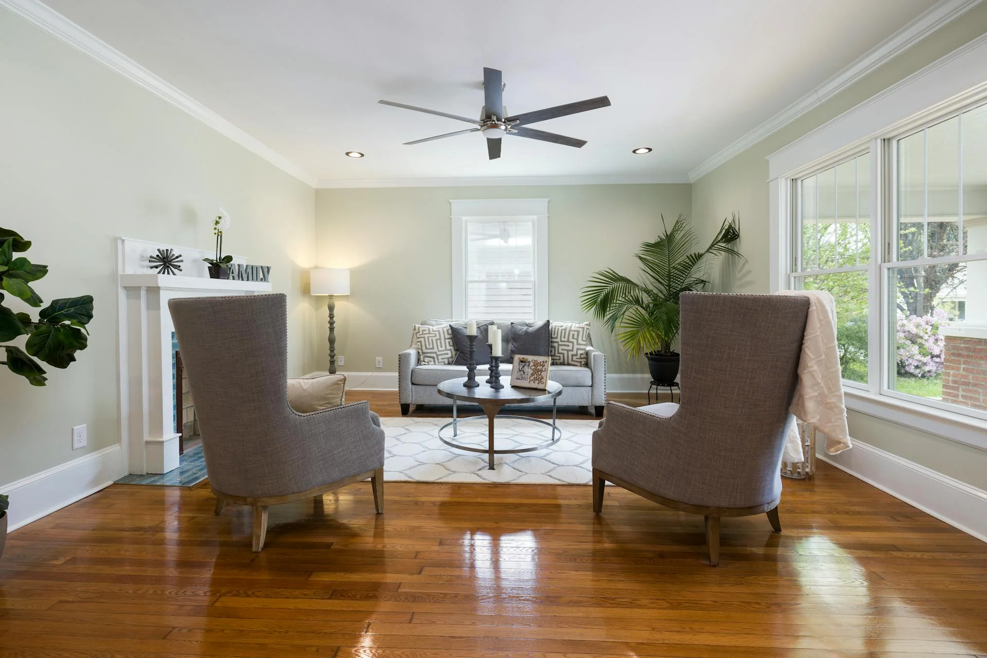 Wood flooring background